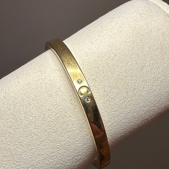 EUC - Kate Spade Initial 'C' Bangle Bracelet - Picture 11 of 12